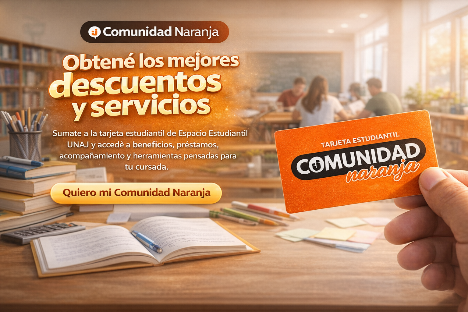 Tarjeta Comunidad Naranja